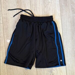 Five Dancewear Reversible Black and Blue Athletic Shorts NEW